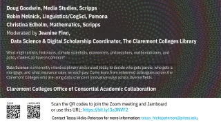 Presentation: Interdisciplinary Data Science Faculty Panel